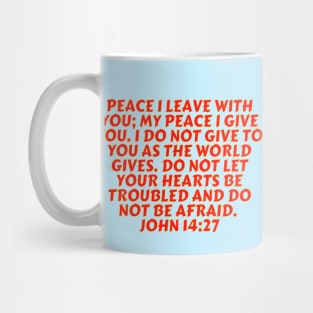 Bible Verse John 14:27 Mug